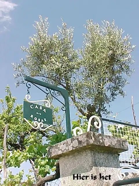 Nameplate at the gate
