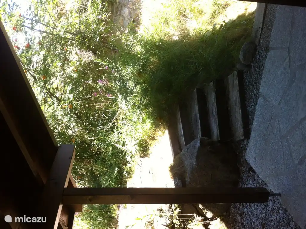 escaleras a la terraza