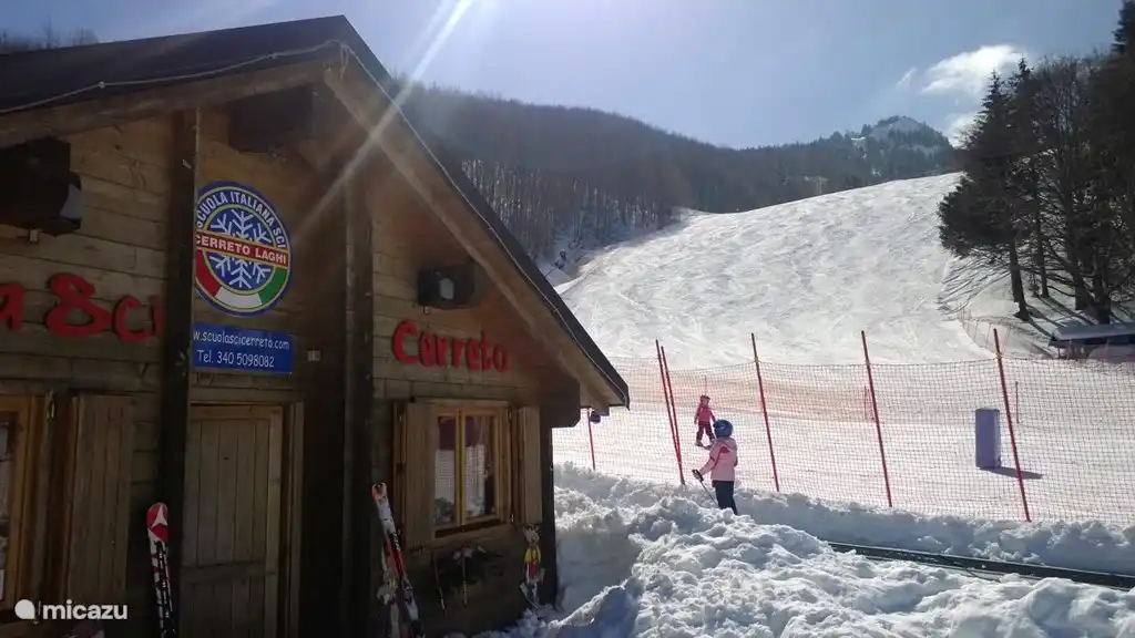 Skifahren in Cerreto (70 km)