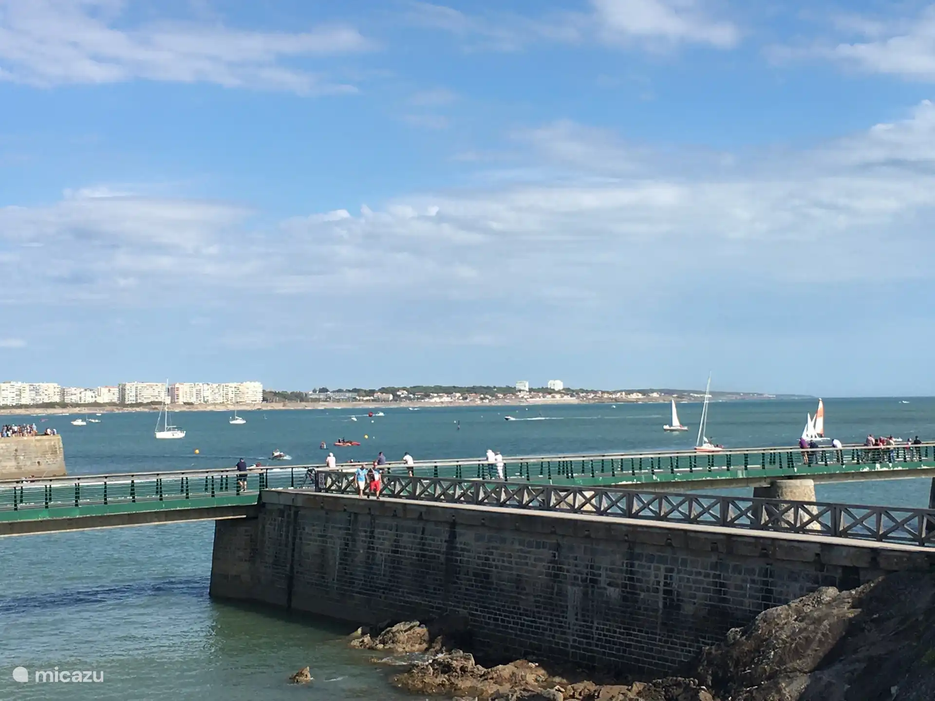 Vista de Les Sables desde La Chaume