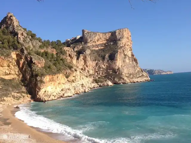 Location de Vacances Espagne, Costa Blanca, Moraira, villa - Casa Lucia Petites baies à proximité immédiate. Une belle promenade depuis la maison.