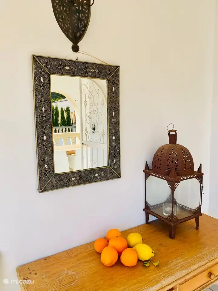 Hoekje op de veranda 