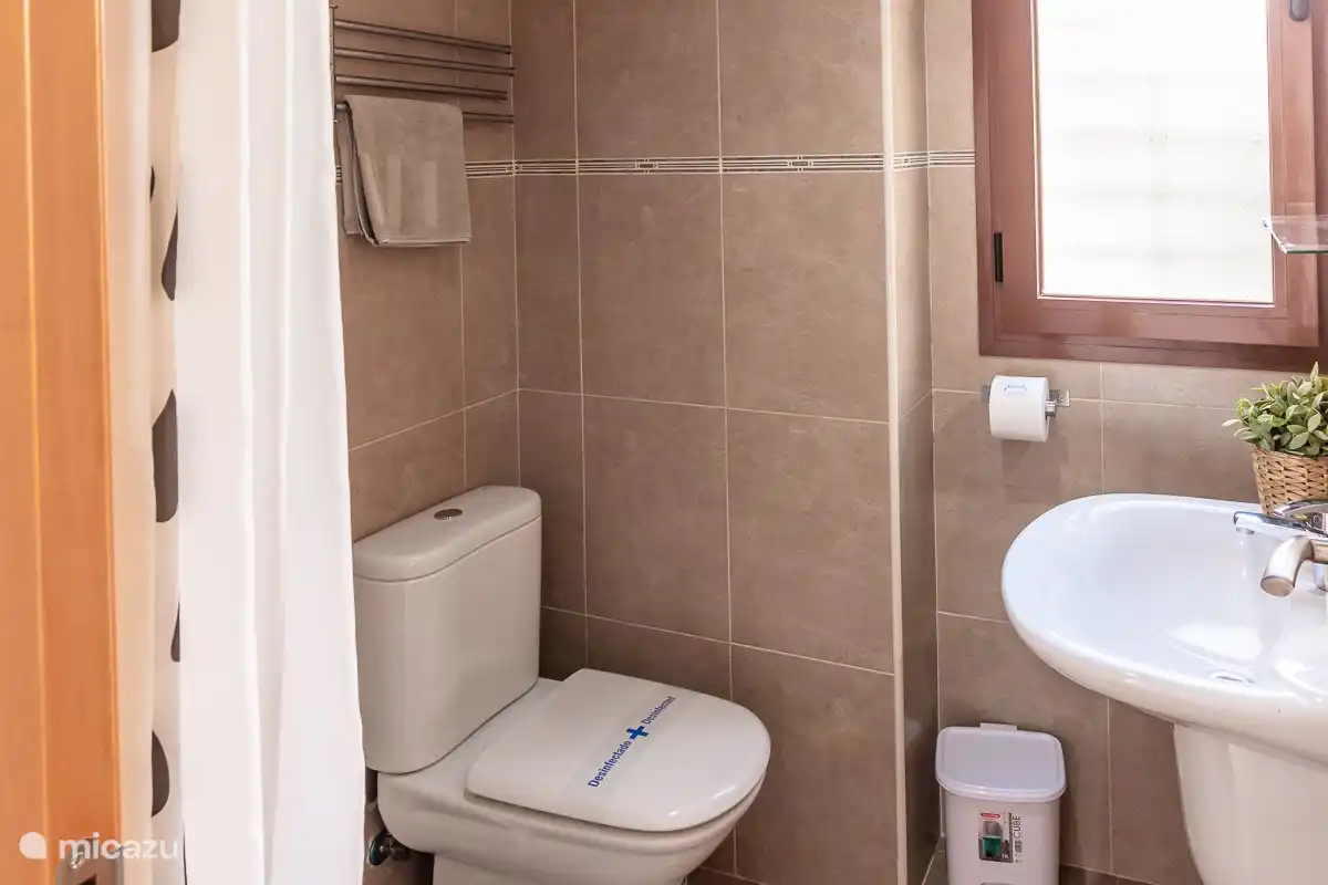 Second bathroom with shower