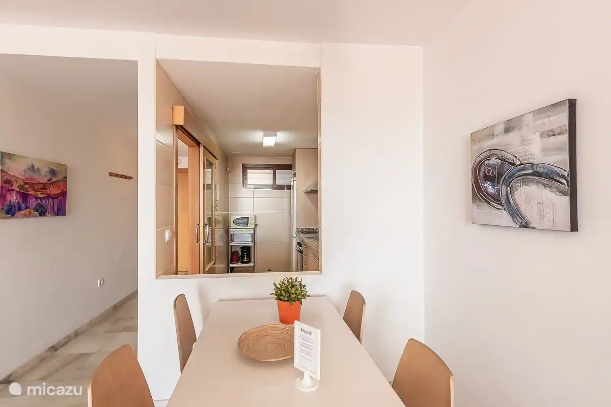 Dining area with kitchen