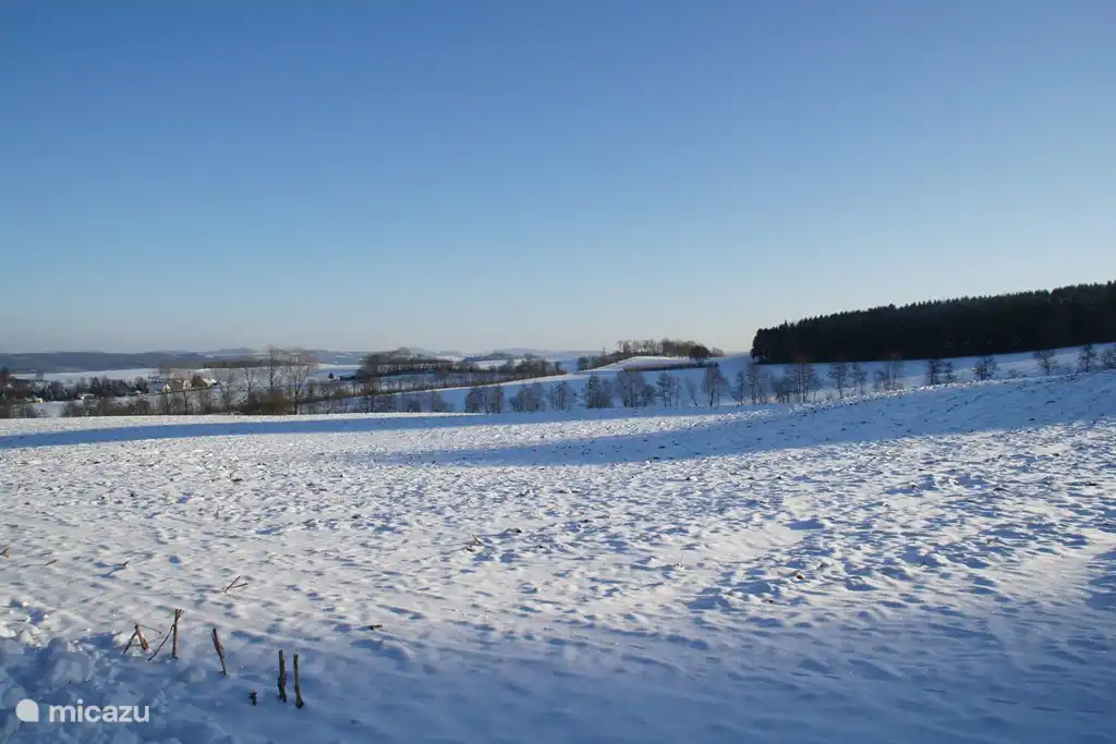 Unmittelbare Umgebung: neben der Hütte und dem Parkplatz.