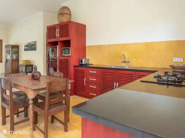 Location de Vacances Indonésie, Bali, Lovina, villa - Villa absolue face à la plage cuisine