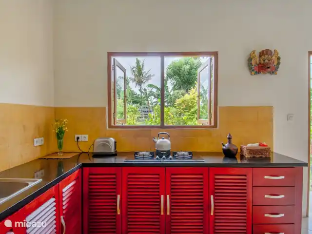 Location de Vacances Indonésie, Bali, Lovina, villa - Villa absolue face à la plage cuisine