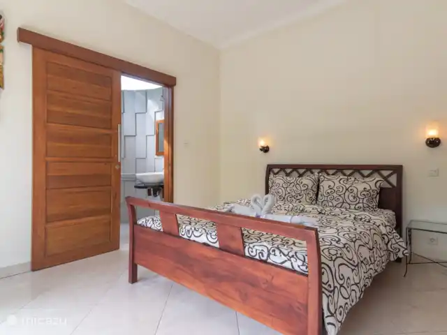 Location de Vacances Indonésie, Bali, Lovina, villa - Villa absolue face à la plage Chambre avec lit double