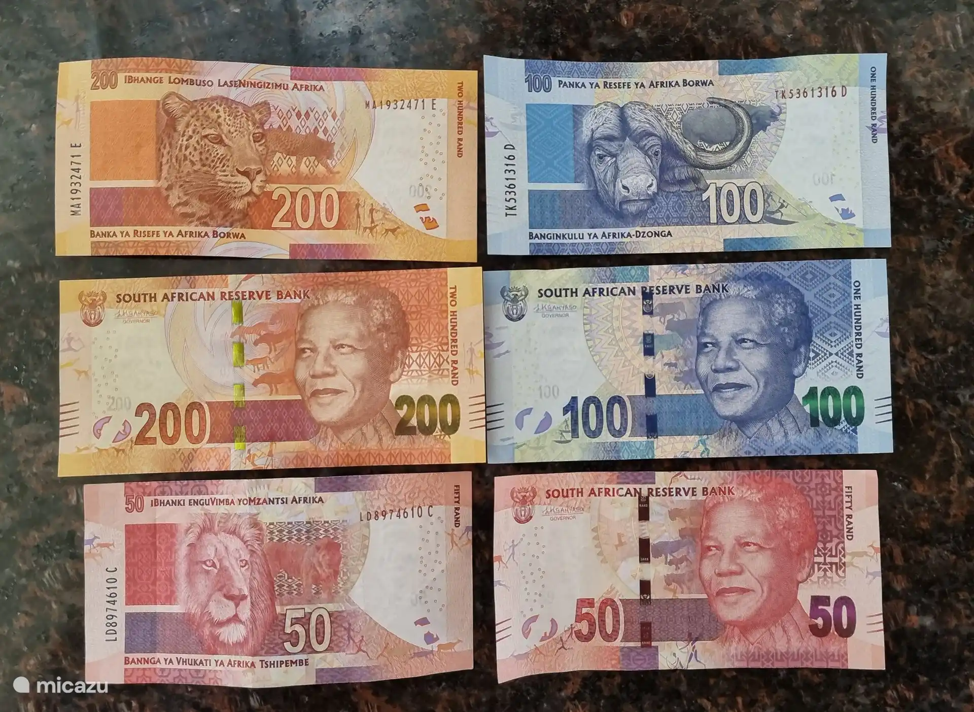 In South Africa you pay with the Rand.