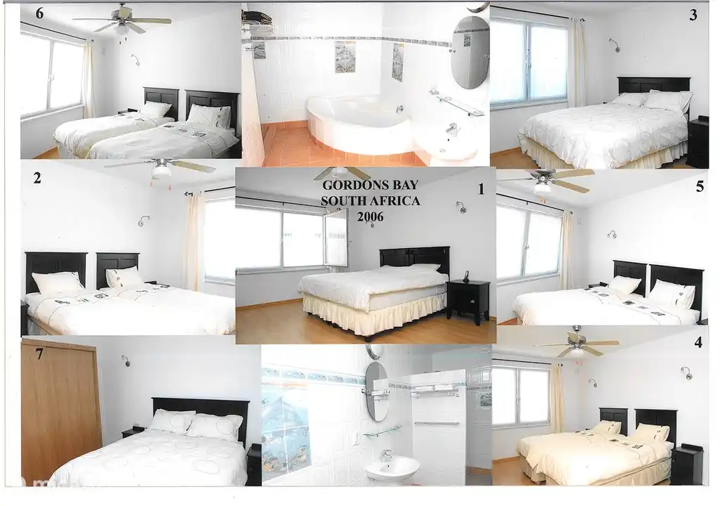 bedrooms and bathrooms