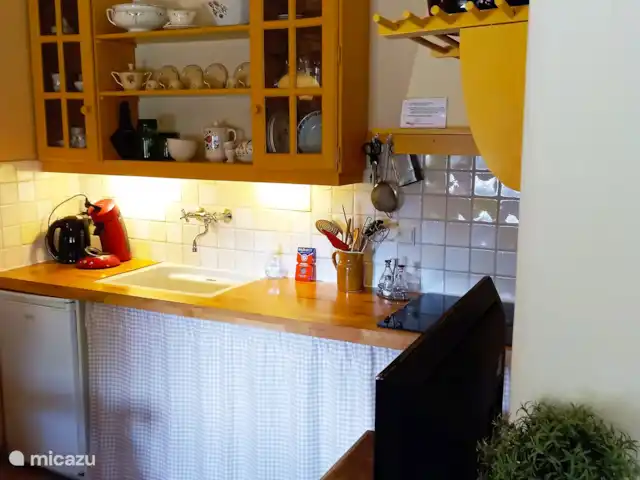 Location de Vacances Pays-Bas, Drenthe, Benneveld, appartement - Appartement de vacances 'Sous le tilleul' Dans la cuisine, vous trouverez tout ce dont vous avez besoin pour préparer vous-même un bon repas.