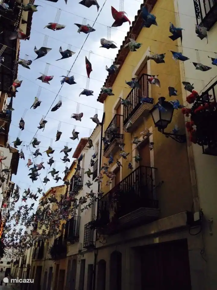 Gasse im Zentrum von Moraira
