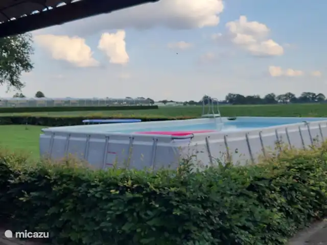 Belle vue avec piscine et sauna | Pays-Bas, Brabant-Septentrional, Boekel - maison de vacances Piscine de juin à septembre.