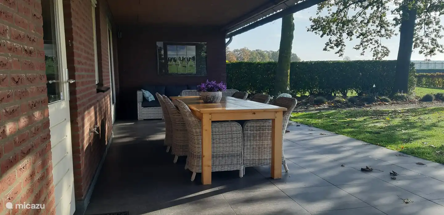 Immer schön, eine große Terrasse zu haben