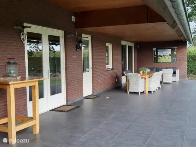 Belle vue avec piscine et sauna | Pays-Bas, Brabant-Septentrional, Boekel - maison de vacances Terrasse