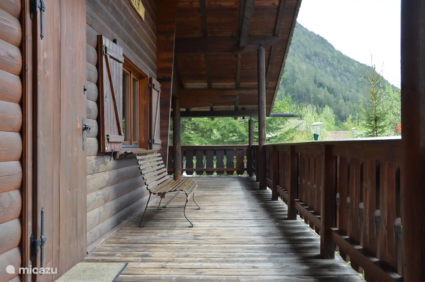 Balkon im Obergeschoss