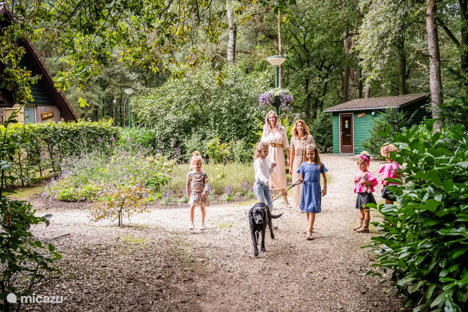 Go out with the children in the beautiful nature