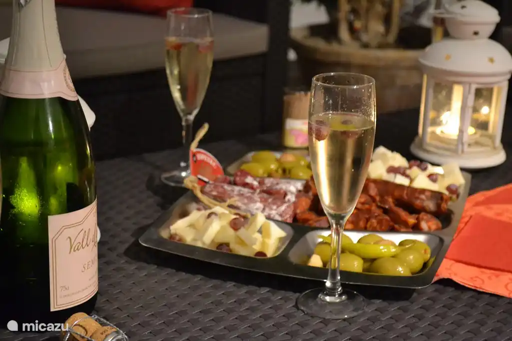 Champagne und lokale Spezialitäten