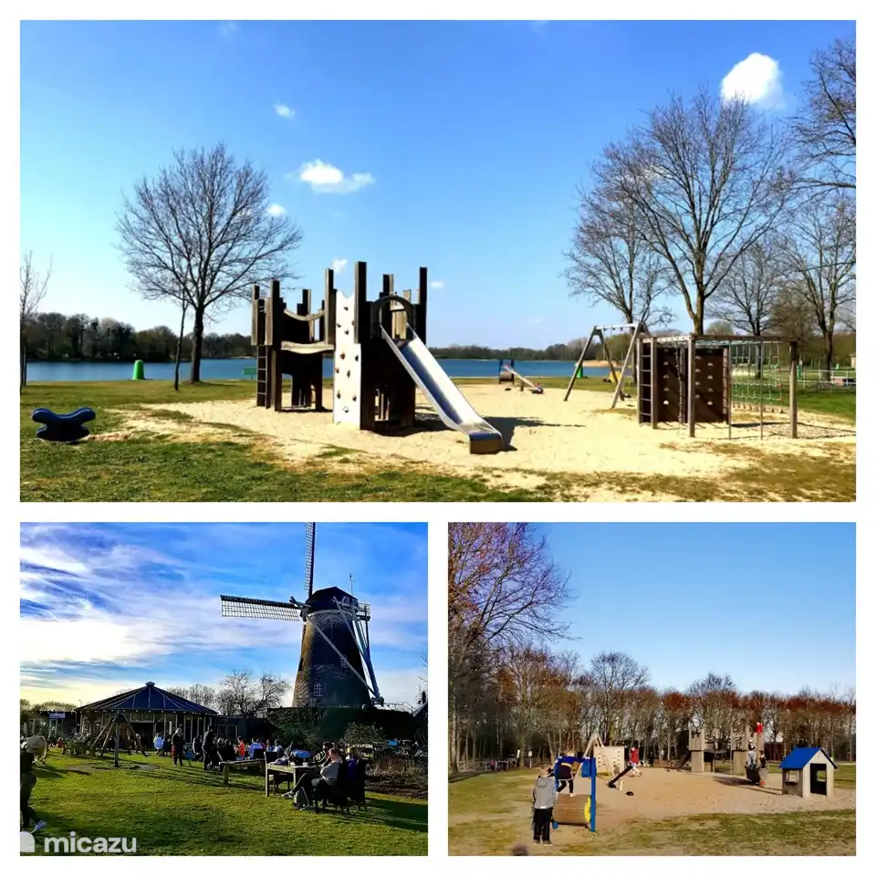 Es gibt ein paar schöne Spielgeräte am Lake Hilgo! 