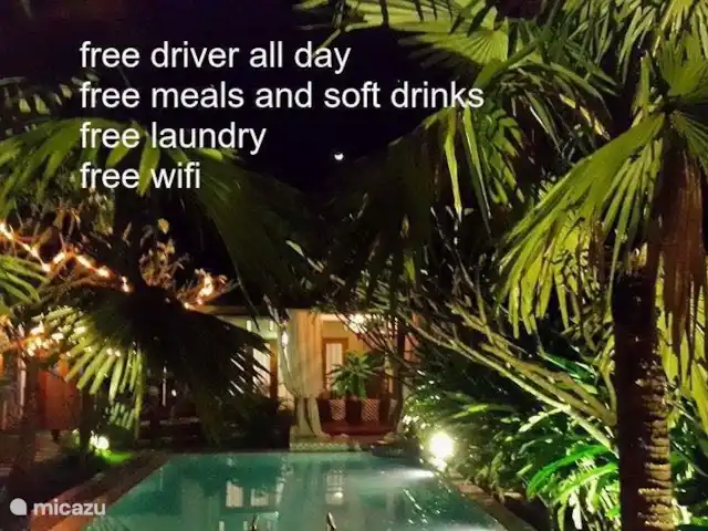 villa huren in Indonesië, Java, Yogyakarta – Villa Rosseno tuin