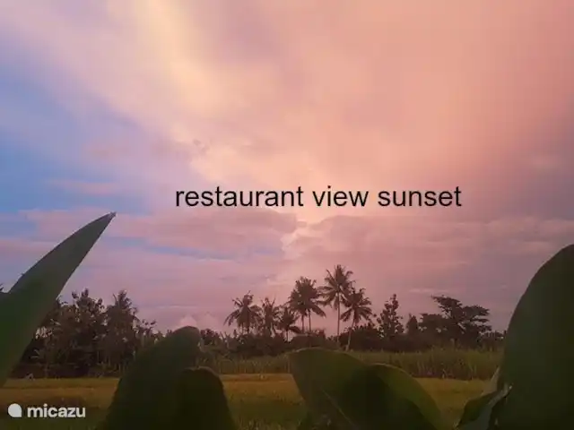 villa huren in Indonesië, Java, Yogyakarta – Villa Rosseno Prachtige zonsondergangen, gewoon in onze tuin
