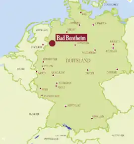 Bad Bentheim Karte Bad Bentheim Karte