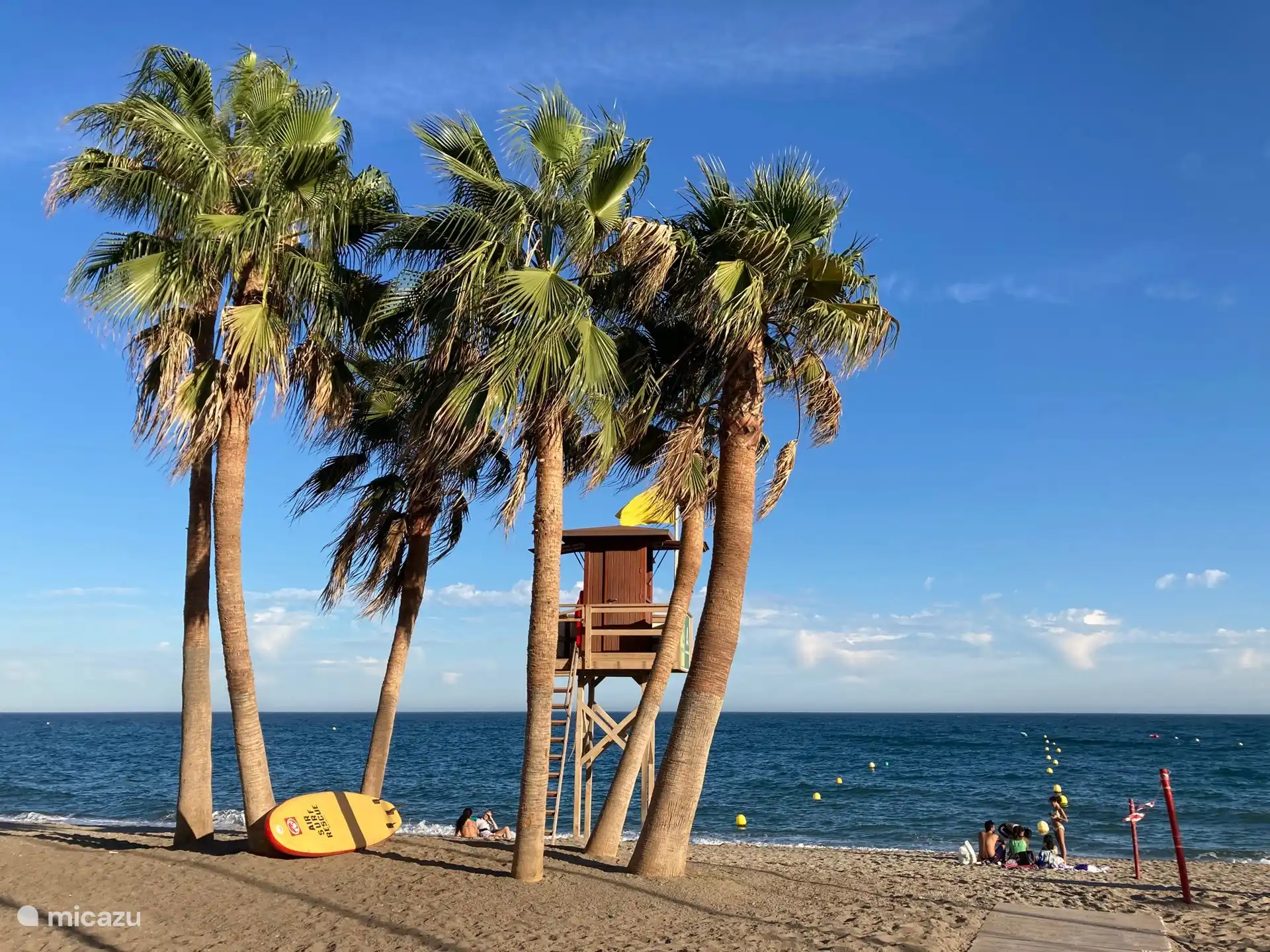 La plage de La Cala de Mijas. 
