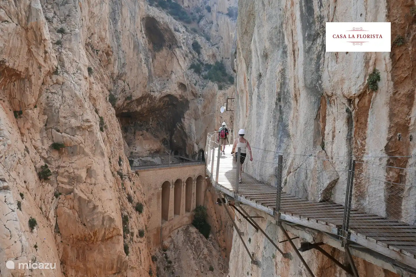El Caminito del Rey, le chemin du roi à travers les gorges d'El Chorro. A une heure de route de notre maison.