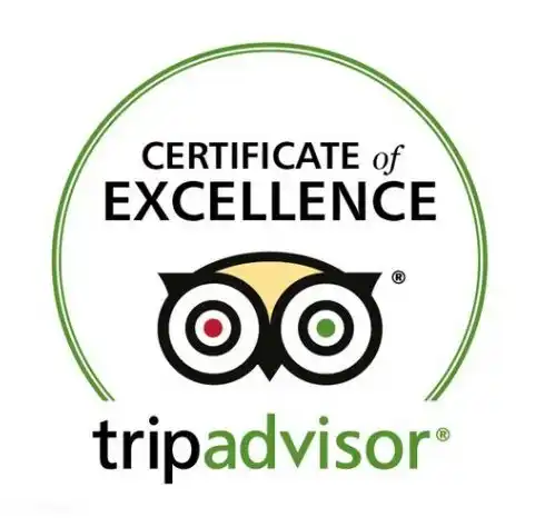 Certifié excellent plusieurs fois par TripAdvisor.