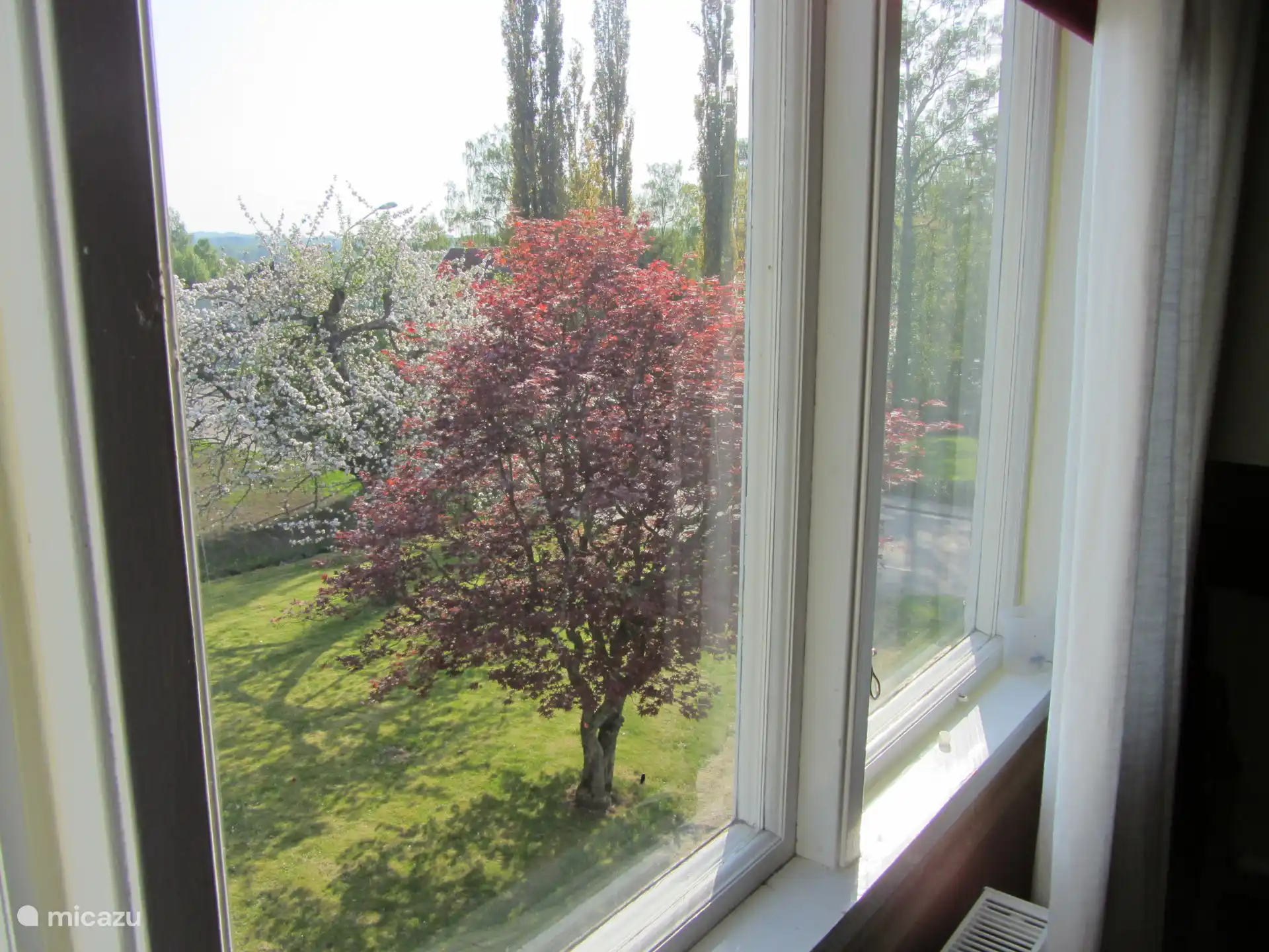 Uitzicht slaapkamer twee persoons bed