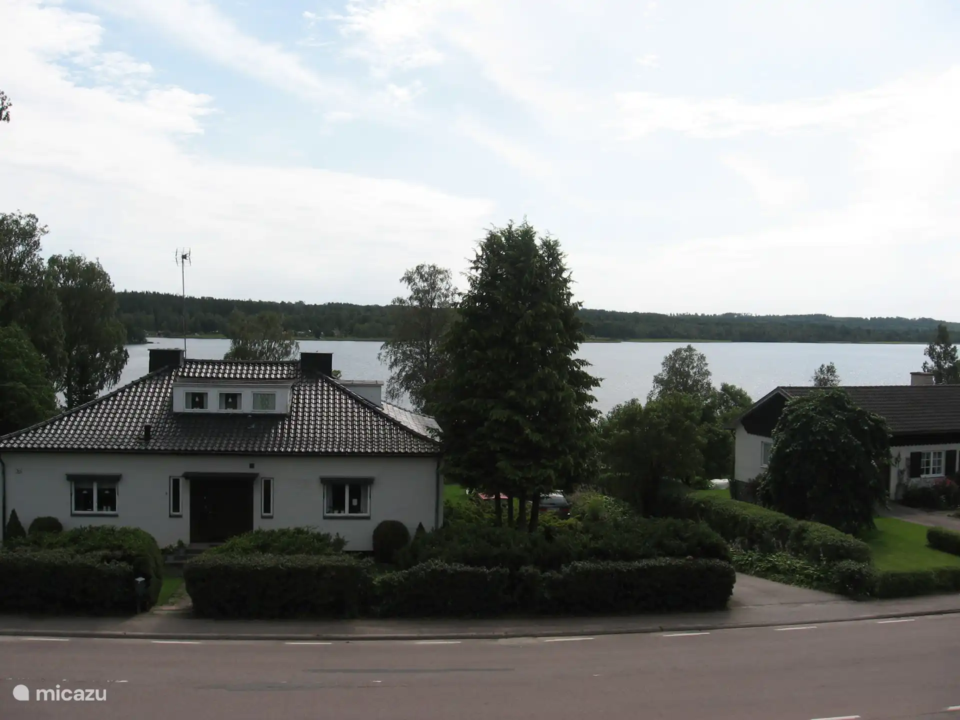 Uitzicht slaapkamer voorzijde