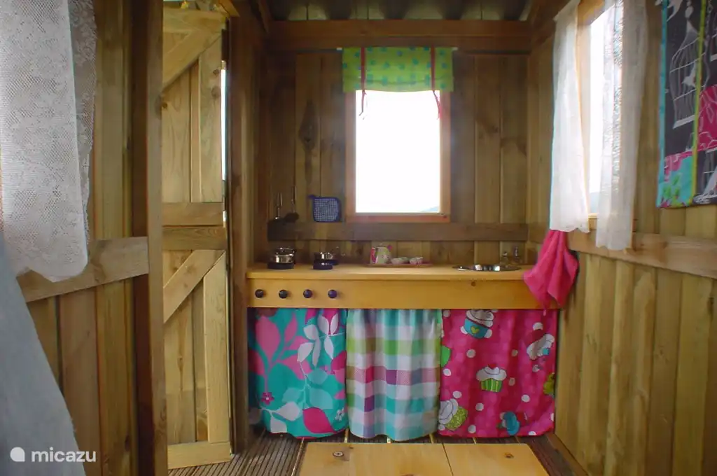 The interior of the playhouse.