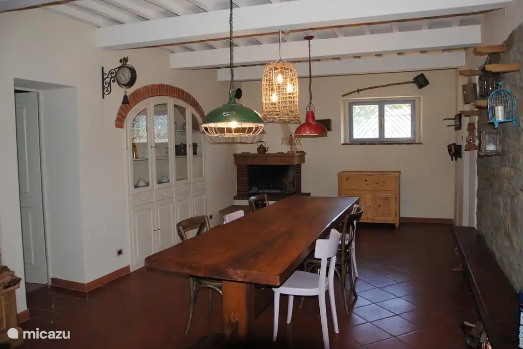 El comedor muy amplio.