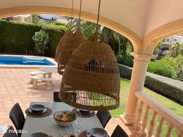 Villa Cabo Negro | Espagne, Costa Blanca, Jávea - maison de vacances Délicieux repas avec vue sur la piscine