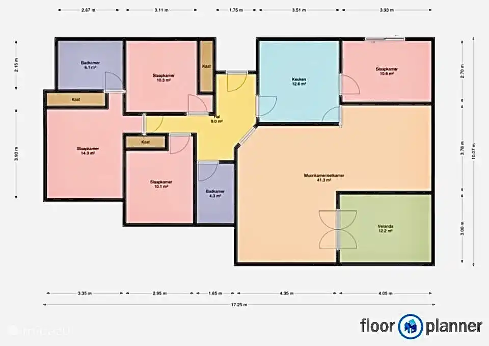 Floor plan of our house