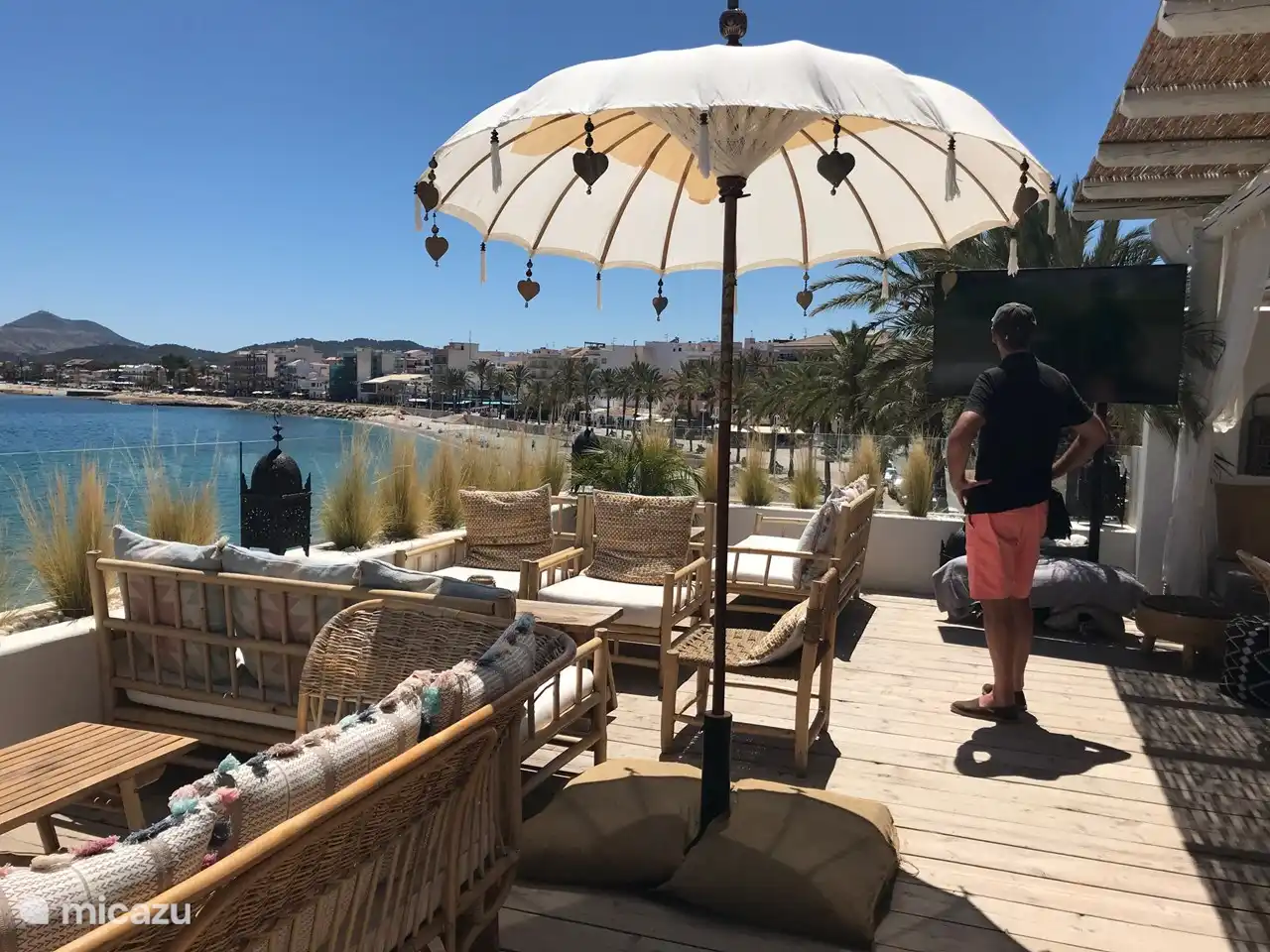 Nice view from the port of Javea