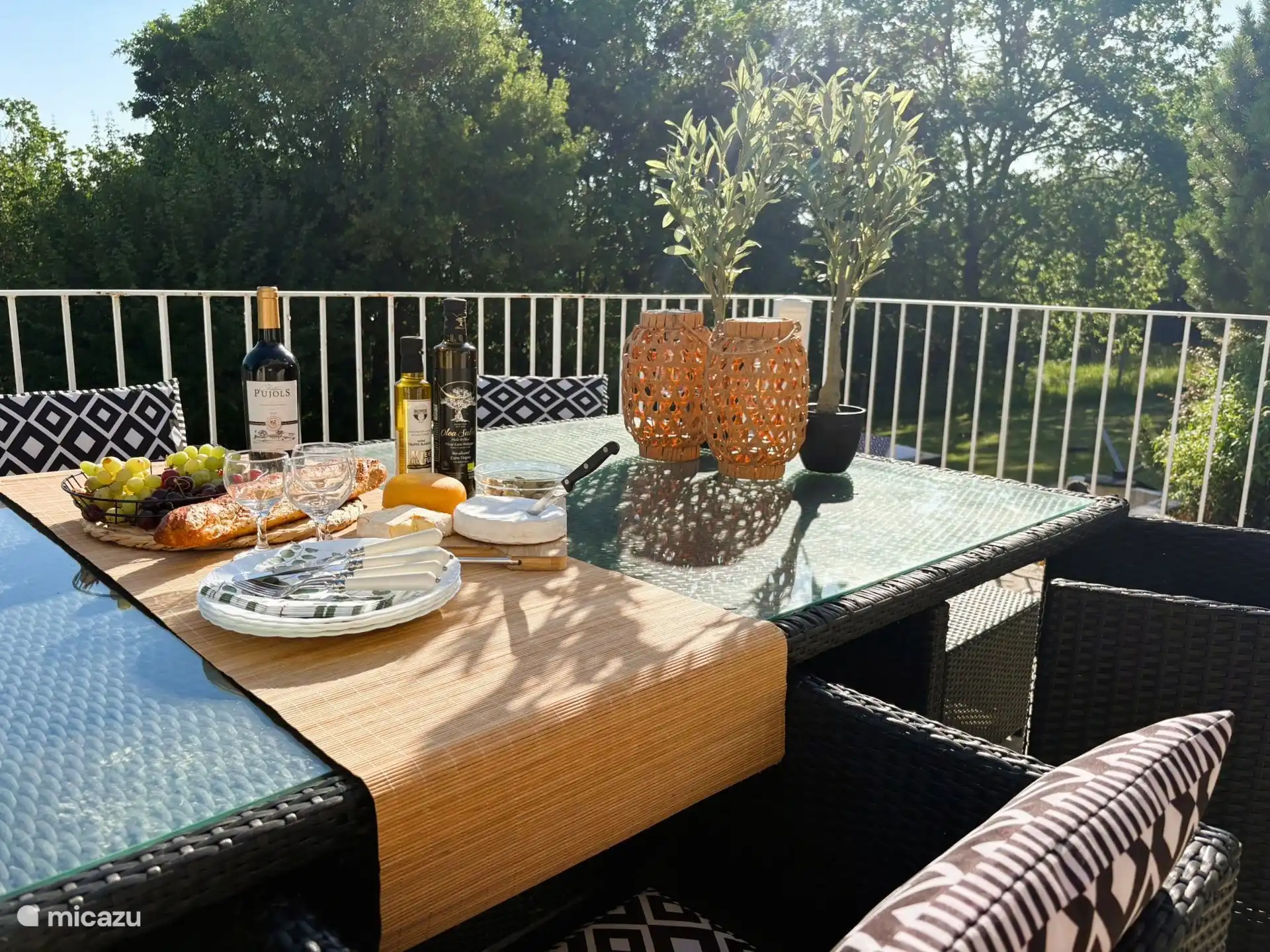 Entspann dich auf der Terrasse