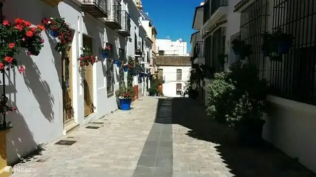 Eine der schönsten Straßen in Estepona