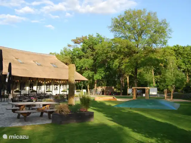 vakantiehuis huren in Nederland, Drenthe, Diever – Huis Drenthe Restaurant  en receptie waar je kunt eten en waar de kinderen kunnen spelen