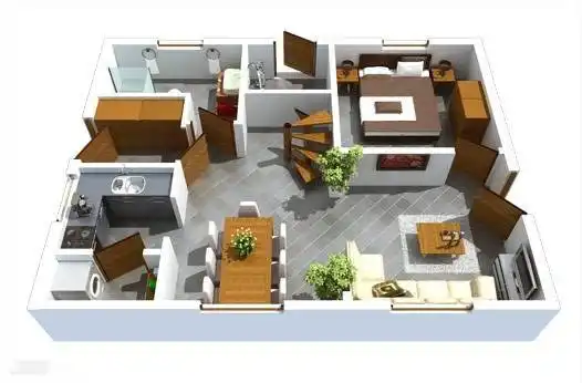 Grundriss des Hauses Erdgeschoss