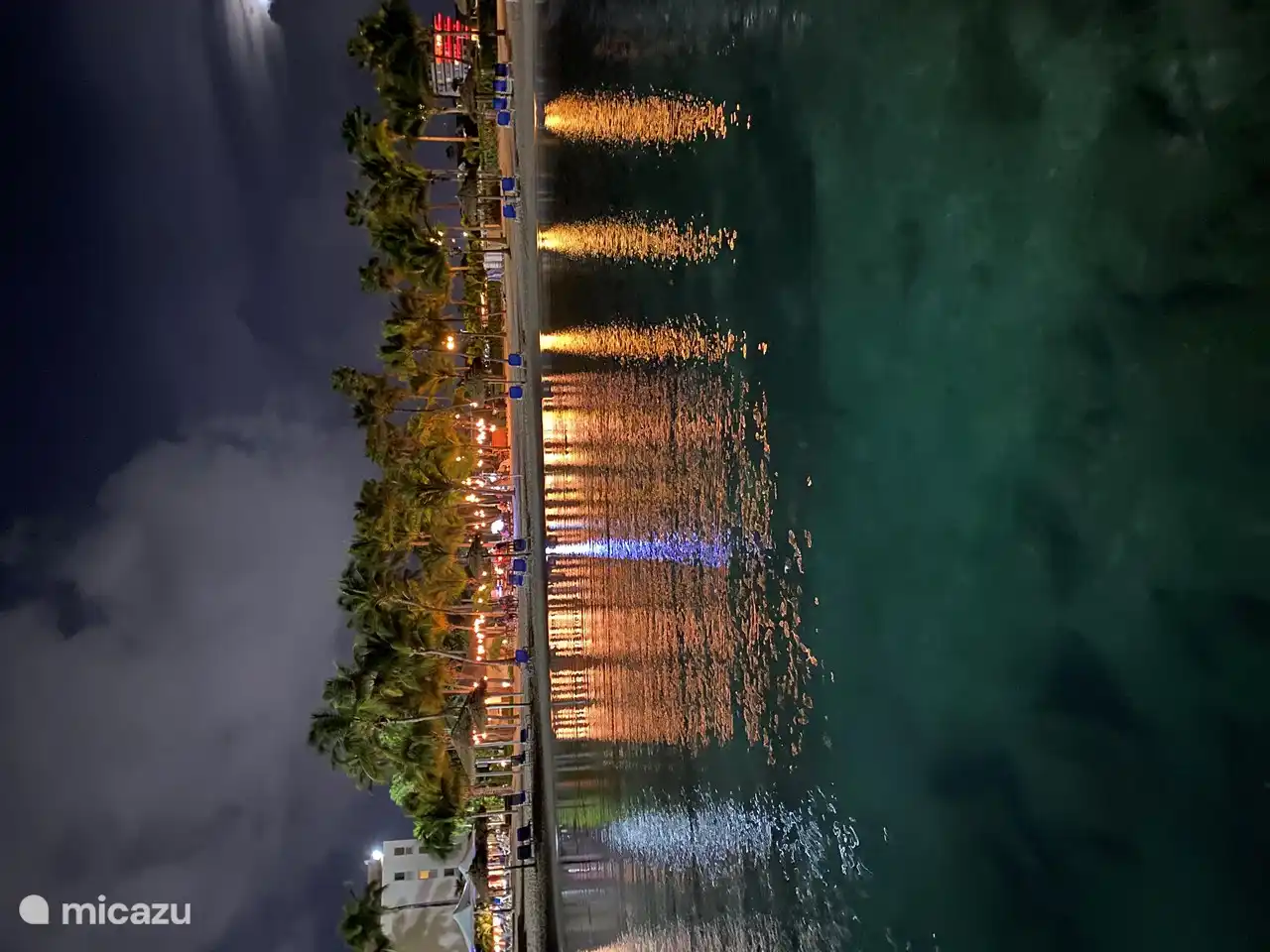 Vista del parque Wilhelmina en Oranjestad