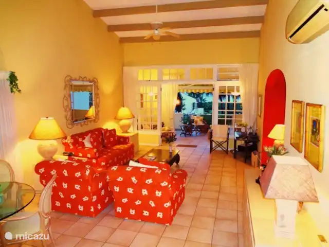 Dushipalm en Curazao, Curazao Centro, Piscadera - apartamento ver sala de estar