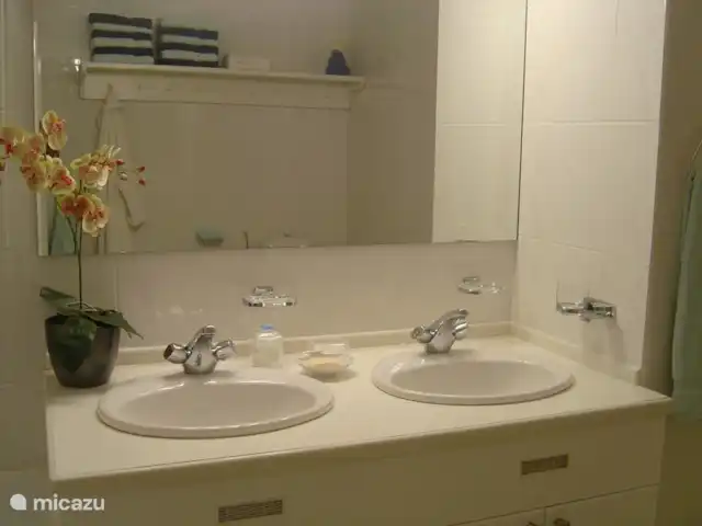 Dushipalm en Curazao, Curazao Centro, Piscadera - apartamento Baño en dormitorio principal