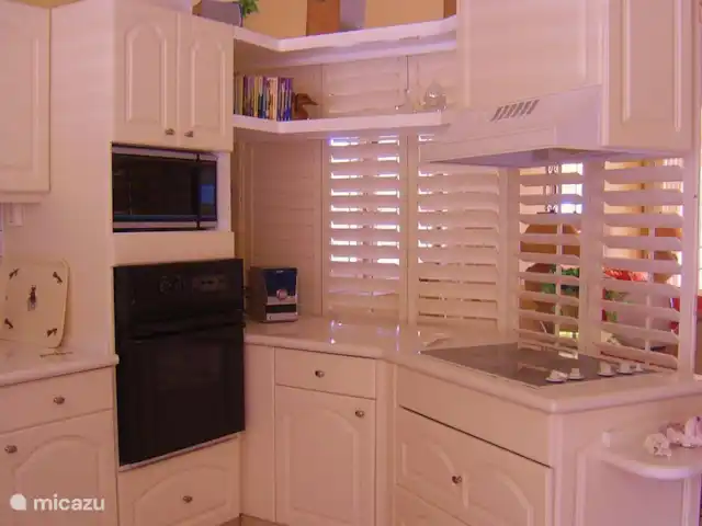 Dushipalm en Curazao, Curazao Centro, Piscadera - apartamento Cocina con 4 fogones eléctricos