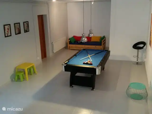 Maravilla Villa, Costa Brava, Luxe! huren in Spanje, Costa Brava, Macanet de la Selva - villa 2e speelroom met pooltafel