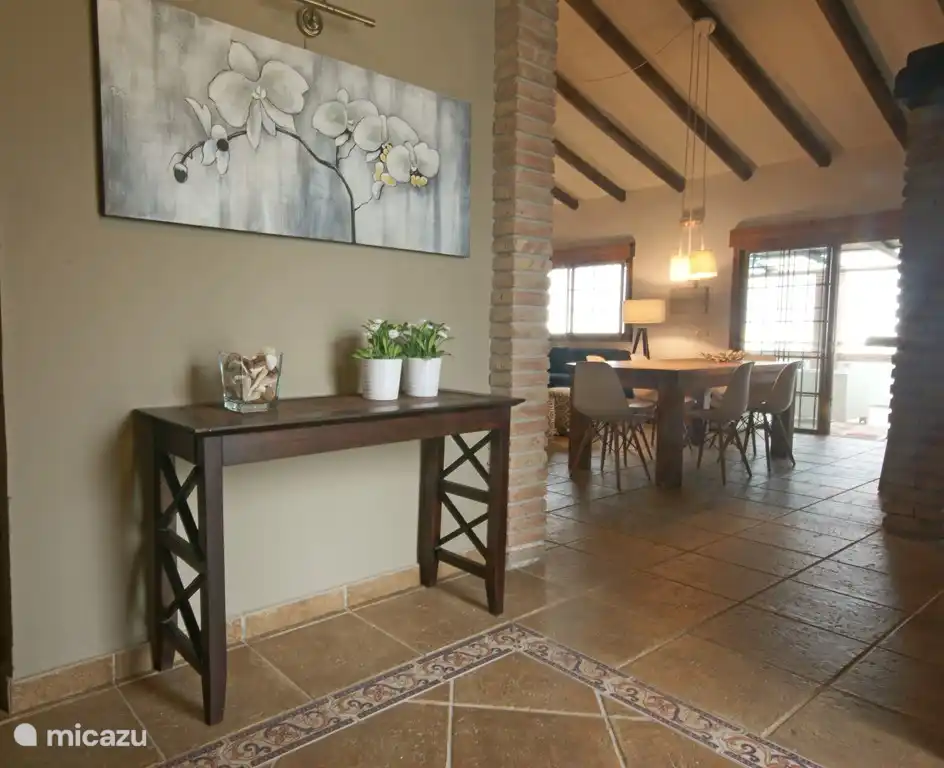 Entrada de la villa.