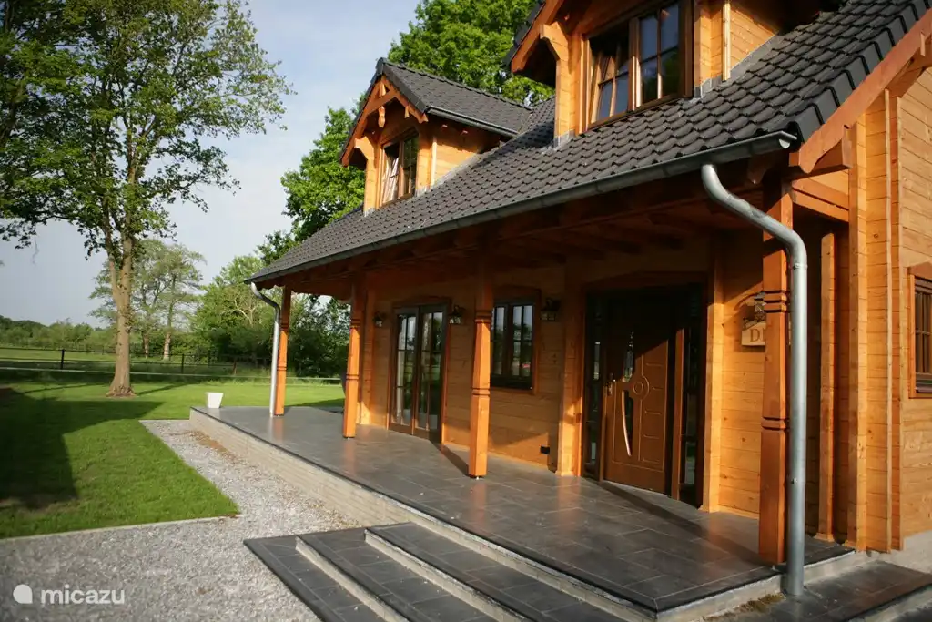 vakantiehuis huren in Nederland, Overijssel, Den Ham – Houten villa Dirk