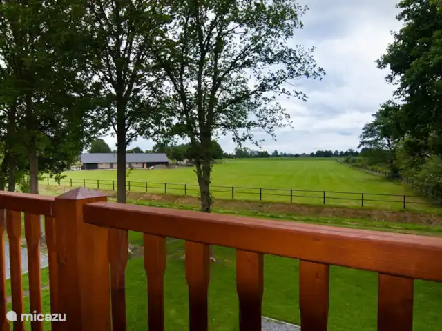 Villa en bois Dirk | Pays-Bas, Overijssel, Den Ham - maison de vacances vue balcon