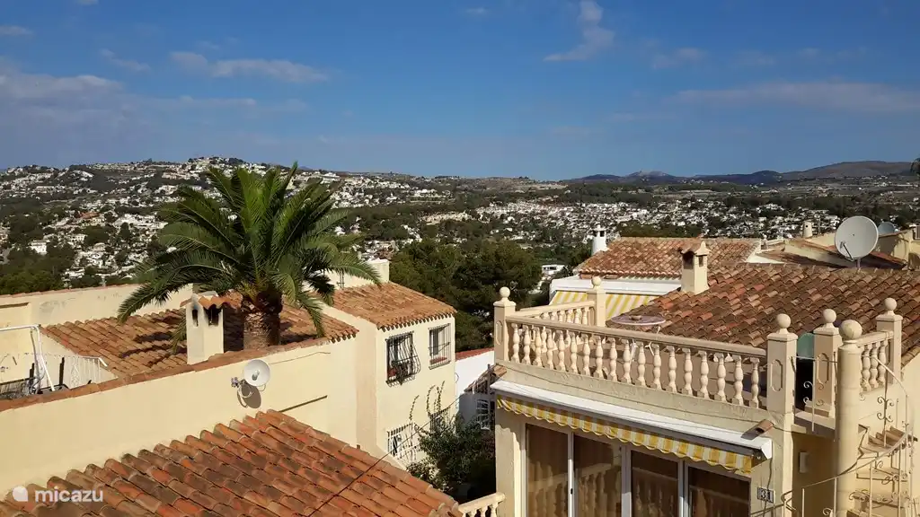 Vue sur les montagnes vers Teulada.