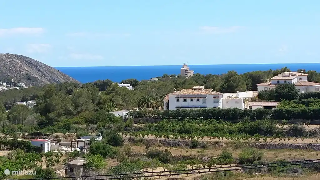 Vue depuis la terrasse.